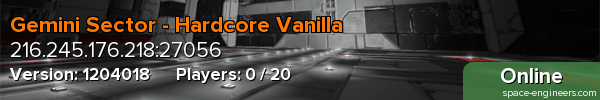 Gemini Sector - Hardcore Vanilla