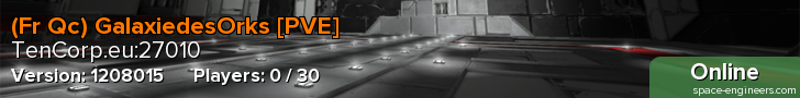 (Fr Qc) GalaxiedesOrks [PVE]