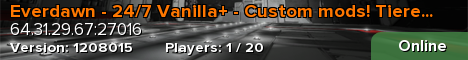 Everdawn - 24/7 Vanilla+ - Custom mods! Tiered tech + BAR
