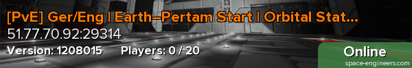 [PvE] Ger/Eng | Earth–Pertam Start | Orbital Station