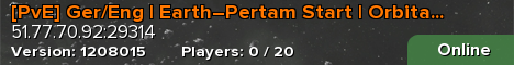 [PvE] Ger/Eng | Earth–Pertam Start | Orbital Station