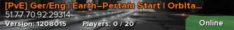 [PvE] Ger/Eng | Earth–Pertam Start | Orbital Station