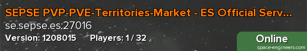 SEPSE PVP-PVE-Territories-Market - ES Official Server