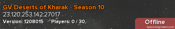 GV Deserts of Kharak - Season 10