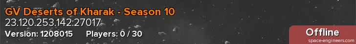GV Deserts of Kharak - Season 10