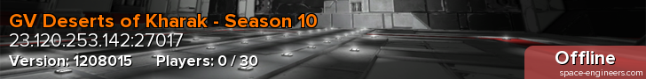 GV Deserts of Kharak - Season 10
