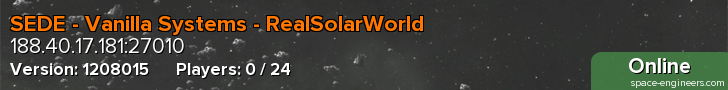 SEDE - Vanilla Systems - RealSolarWorld