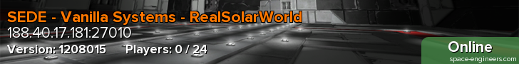 SEDE - Vanilla Systems - RealSolarWorld