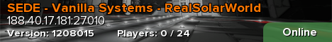 SEDE - Vanilla Systems - RealSolarWorld