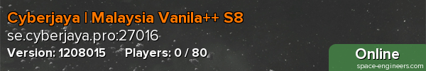 Cyberjaya | Malaysia Vanila++ S8